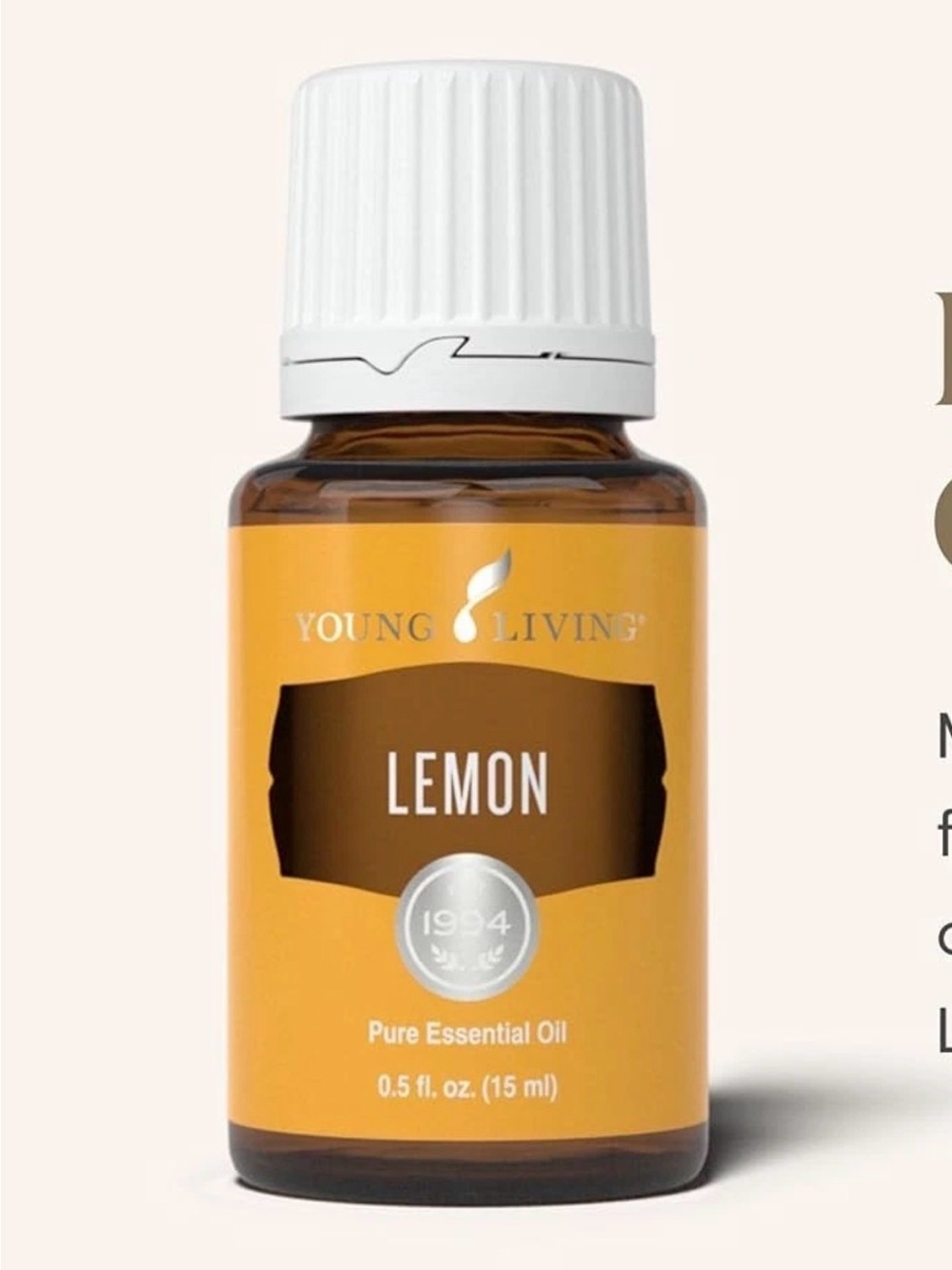 Young Living Lemon Pure Essential Oil - 15mL